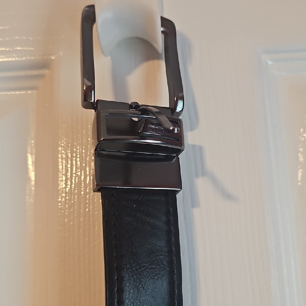 Dickies Reversible  Leather Belt with Silver Buckle